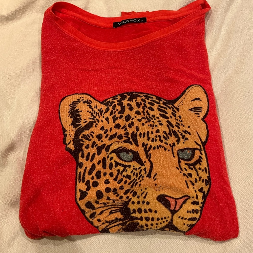 Red Cheetah Face Wildfox